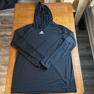 Adidas Hooded Long Sleeve Shirt - Size XLT